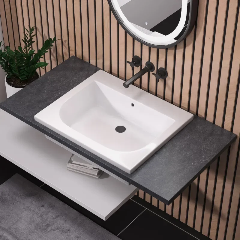 Luxor 600mm Wall Hung Basin