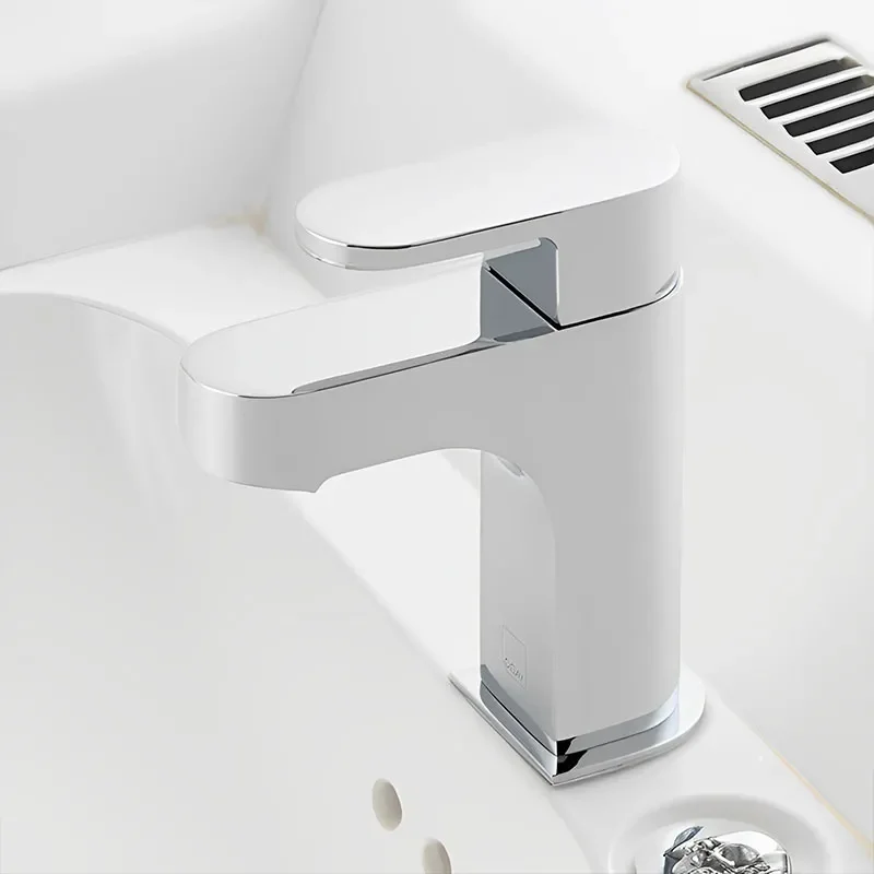 Life Mini Mono Basin Mixer Single Lever Deck Mounted Smooth Bodied Waste Optional