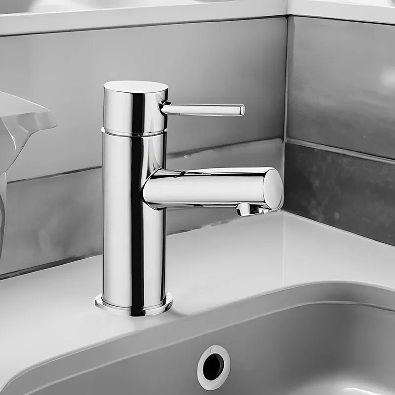 Zoo Mini Mono Basin Mixer Smooth Bodied Single Lever Deck Mounted Waste Optional