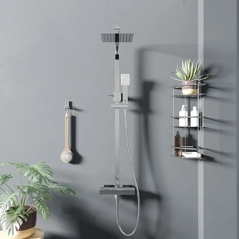 Bc Square Deluxe Thermostatic Shower And Riser Set