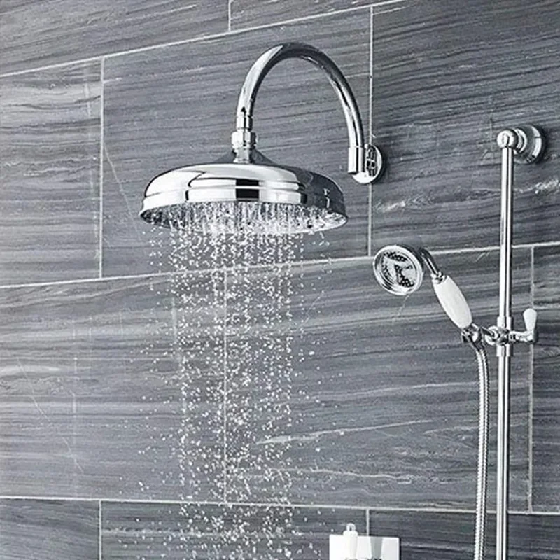 C/p Curved Wall Mounted Shower Arm