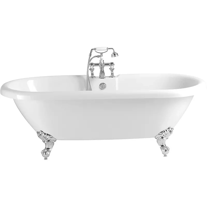 Baby Oban Freestanding Acrylic Bath D.End 1495x795mm inc Feet