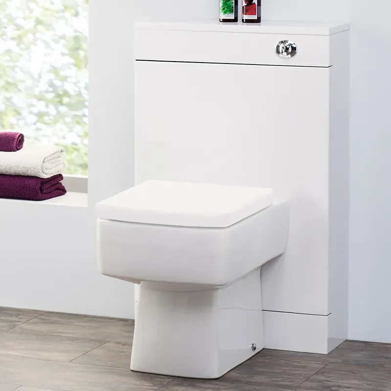 Bliss Back To Wall Contemmporary Design Pan With Square Top Fixing Toilet Seat