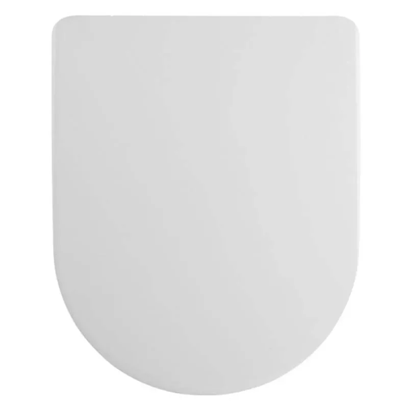 D Shape Soft Close Top Fix Toilet Seat Ergonomic and Fully Adjustable Bathroom Accessory