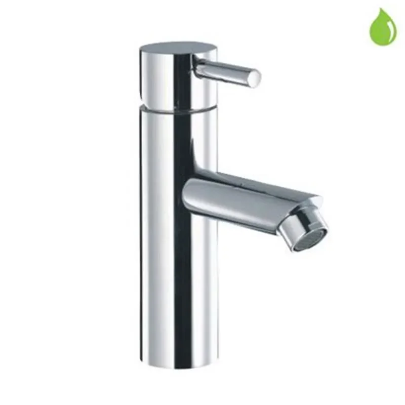 Florentine Single Lever Mini Basin Mixer without Pop Up Waste, with 375mm Long Braided Hoses, HP 1.0