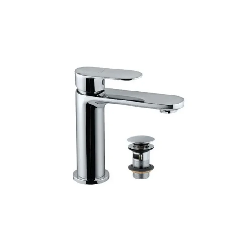 Lyric Single Lever Basin Mixer with Click Waste