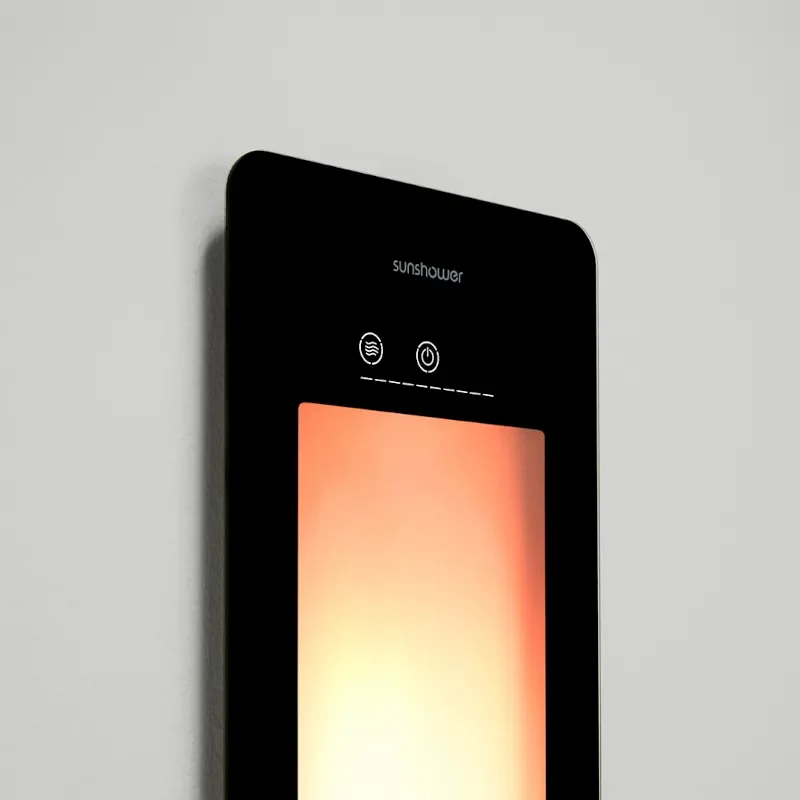 Product Image for Large Black Infrared Shower Therapy Light - Sunshower One