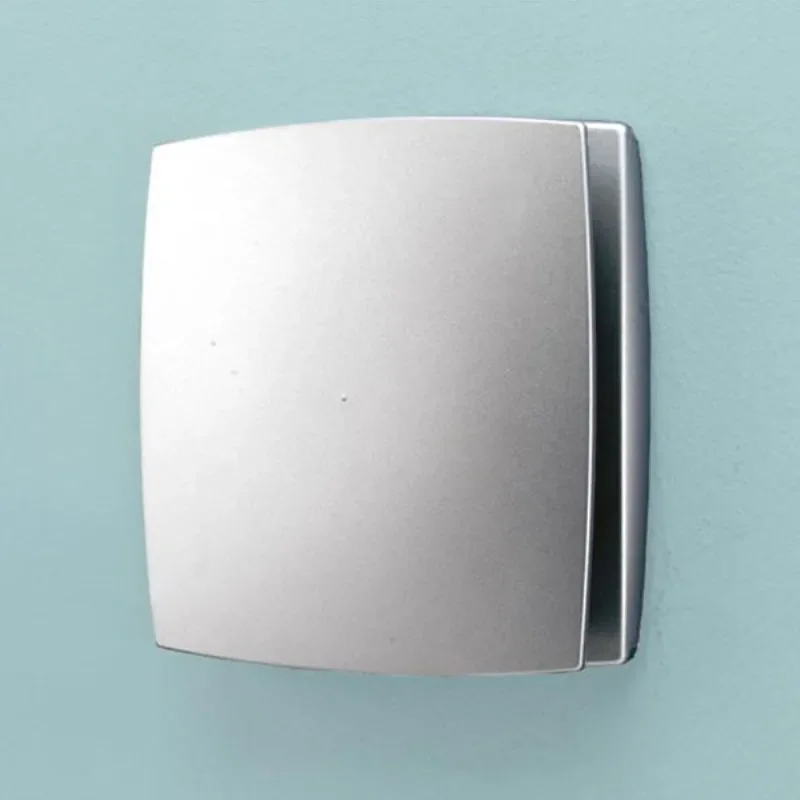 Silver Matt Humidity And Timmer Extractor Fan Breeze Ellegant