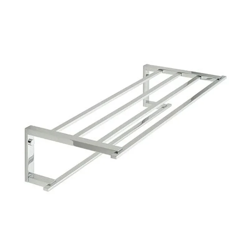 Towel Shelf With Towel Rail 550mm (22) Wall Mounted