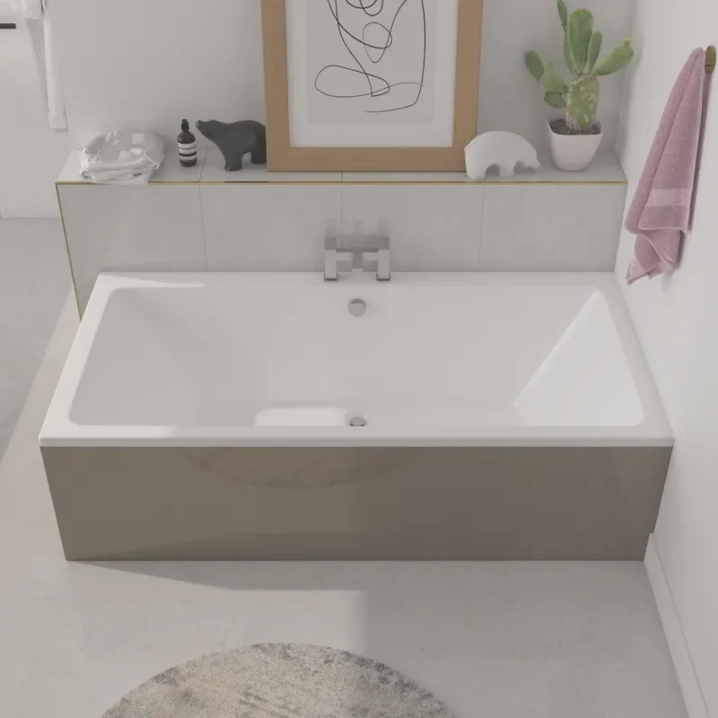 Extra Product Image For Vernwy Double Ended Bath Gold 1