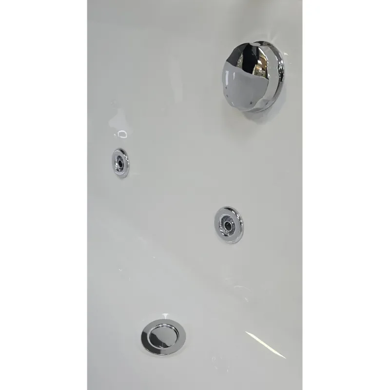 Close-up of Whirlpool Jets in Chrome