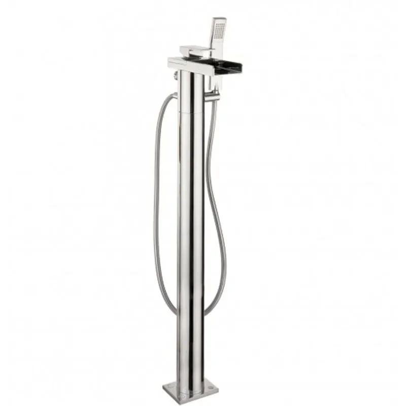 Water SQ Bath Shower Mixer Including Kit Floor Standing