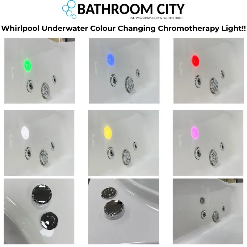 Clia Right Hand Whirlpool Corner Bath