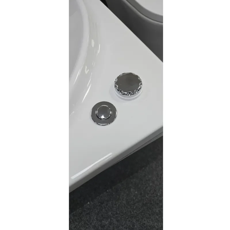 Whirlpool Buttons in Chrome