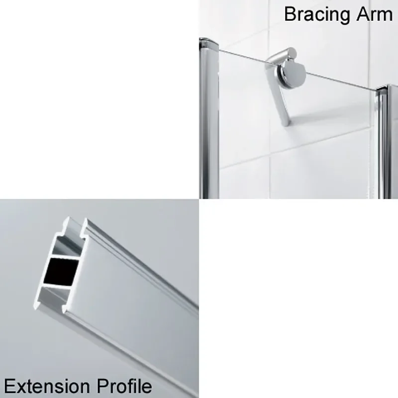 Lakes ExtensIon Profiles And Shower Bracing Kits Fixings and Fixtures