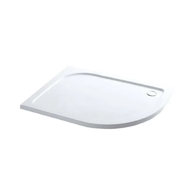 Extra Product Image For Volente Offset Quad Abs Resin Shower Tray White Options 1