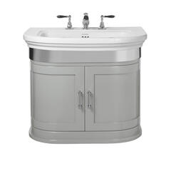 Carlyon Large Basin 715mm With Thurlestone Wall Hung Vanity Unit Grey Ecru