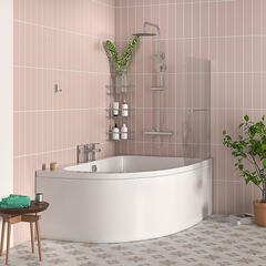 Clia RH Corner Bath And Panel And Screen