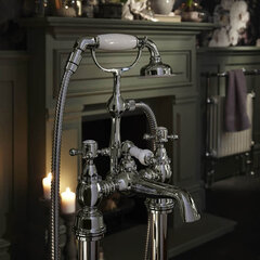 Hartlebury Deck Bath Shower Mixer Chrome