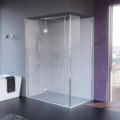 Matki Illusion Shower Door Corner Side Panel Various Tray ICT