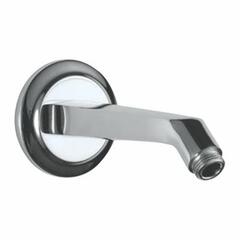 Casted Flat Shape Shower Arm, 190mm Long Chrome Wall Mounted