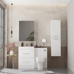Patello Bathroom Furniture Suite Modern Stylish