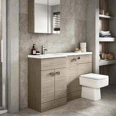1500mm Combination Fitted Bathroom Furniture Set (Color Options) option 1
