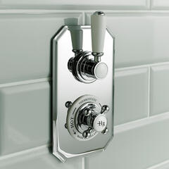 Topaz Twin Concealed Shower Valve with Diverter