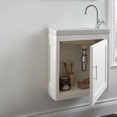 Carlyon Thurlestone 1 Door Traditional Cloakroom Bathroom Vanity Unit R/H