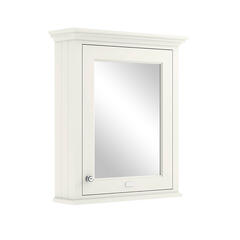 Pointing White 600MM Mirror Wall Cabinet
