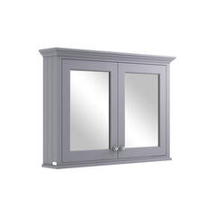 Plummett Grey 1050MM Mirror Wall Cabinet