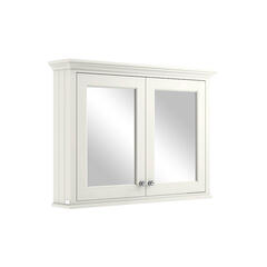 Pointing White 1050MM Mirror Wall Cabinet