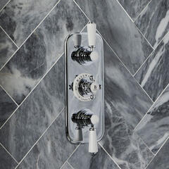 Bayswater Triple Concealed Shower Valve With Diverter