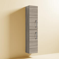 Athena Tall Wall Hung bathroom Unit 2-Door