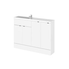 1200 Slimline Cloakroom Bathroom Unit option 2 (colour options)