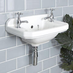 Bathroom 515mm wall hung Cloakroom Basin (515x300)