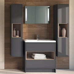 Coast Freestanding 600mm Cabinet with storage & Basin