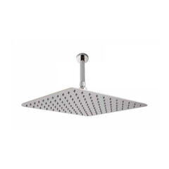 Square SS Shower Head 400mm & Arm