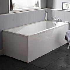 Square Single Ended Bath 1400x700