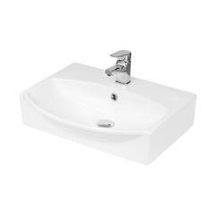 small cloakroom Wall Hung vessel basin 1TH