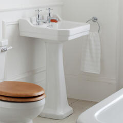 Edwardian Basin 56cm and standard pedestal