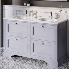 Freestanding 130 Vanity Unit with drawers