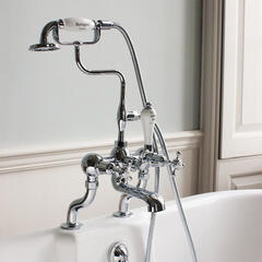 Tay Thermostatic Bath Shower Mixer Deck Mounted