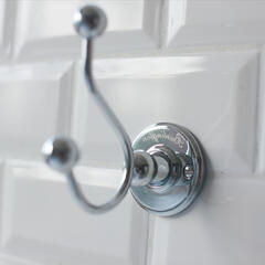 Burlington Double Robe Hook Chrome