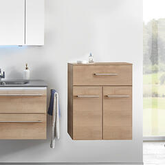 Solitaire 6025 Small bathroom storgae cupboard 2 doors