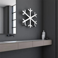 Snowflake 600 x 600 Stainless Steel Radiator