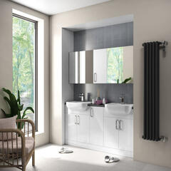 1500 DOUBLE BASIN SUITE FITTED FURNITURE OLIVER