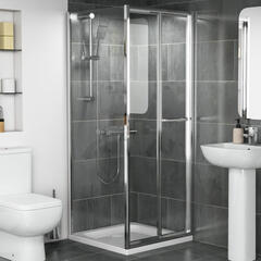 Radiant Reduced Height 1750 Shower Door Bifold 760