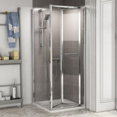 Radiant Reduced Height 1750 Shower Door Bifold 800