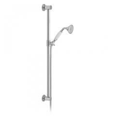 Axbridge Traditional Slide Rail Shower Kit Chrome or Nickel Finish